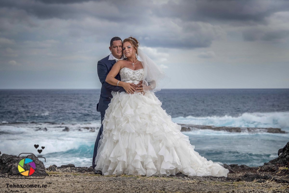 Portrait de mariage à La Réunion