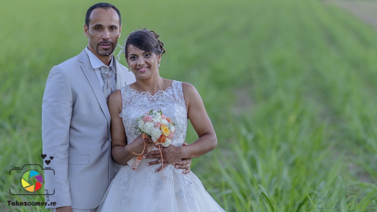 Moment de réception de mariage à La Réunion