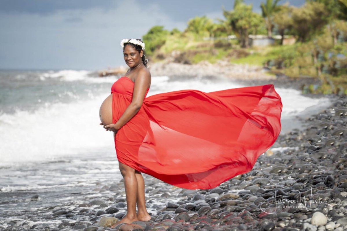 Portrait grossesse à La Réunion